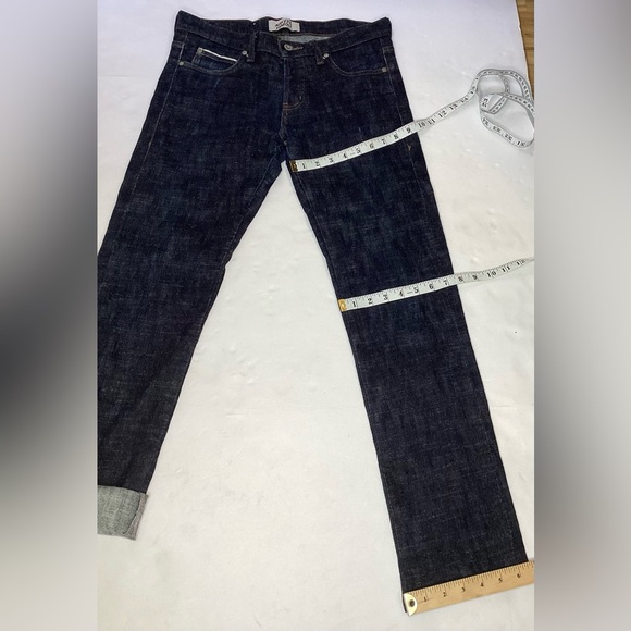 Naked and Famous Selvedge Jeans. super skinny guy, navy , size 32 - Picture 6 of 12